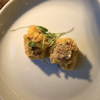 Sel signature dishes Korean Style Beef Short Rib Steam Bun
Roasted Bulls Blood Beet Salad
Lamb Dumplings